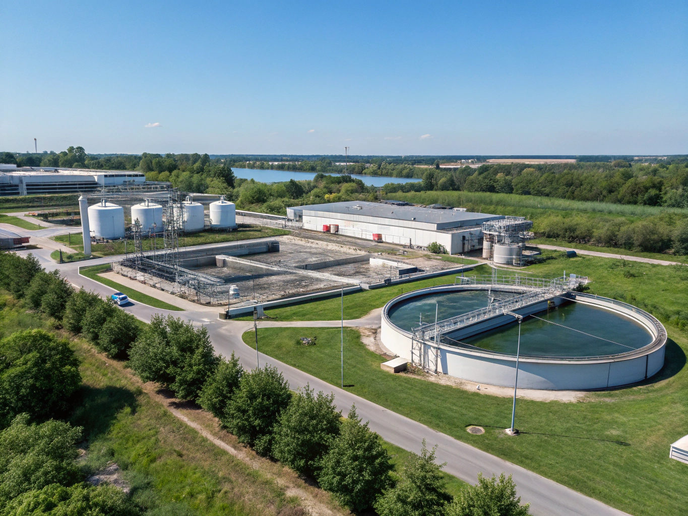 Municipal water treatment plant in UAE city